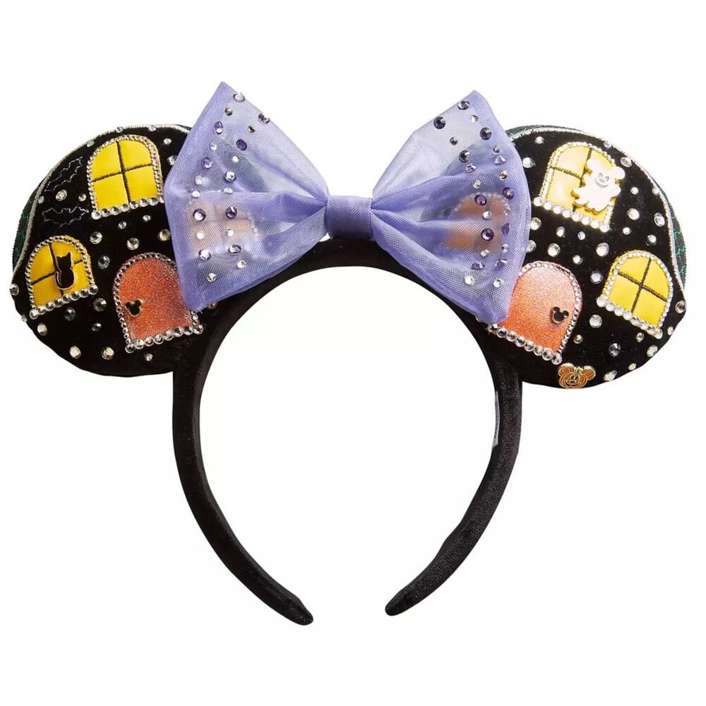Disney Minnie Mouse Halloween Ear Headband for Adults by BaubleBar NWT